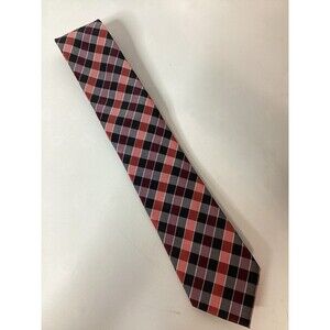 Alexander Julian Colours Red Black‎ Plaid Men’s Neck Tie